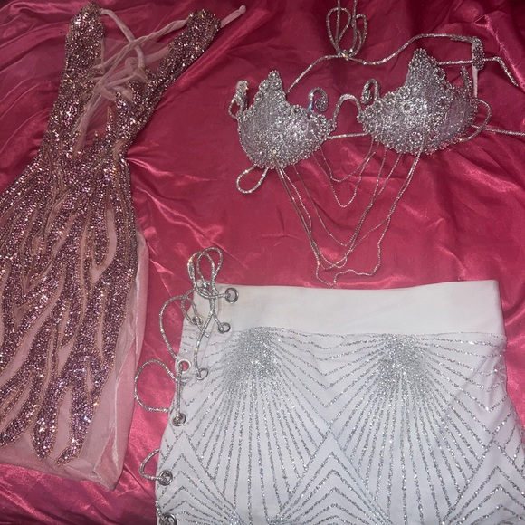 Custom dress ❤️ size : 34 28 30 ! Stretches ! First come first serve ❤️ - Picture 5 of 6